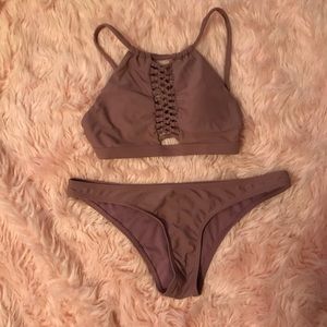 Purple bikini